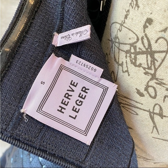 Herve Leger Mellie Sequined Mini Dress - Picture 9 of 15